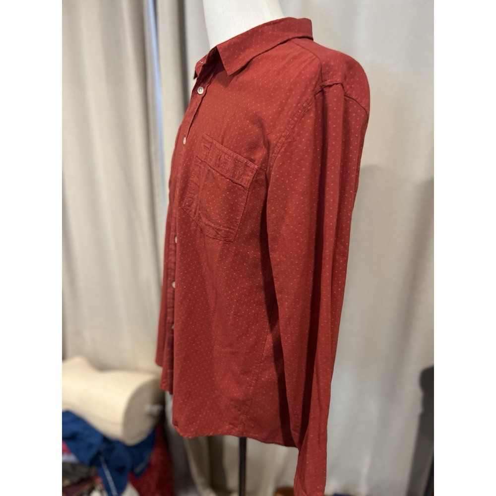 JNCO Men's Xl Button Up Shirt Red - Picture 3 of 6